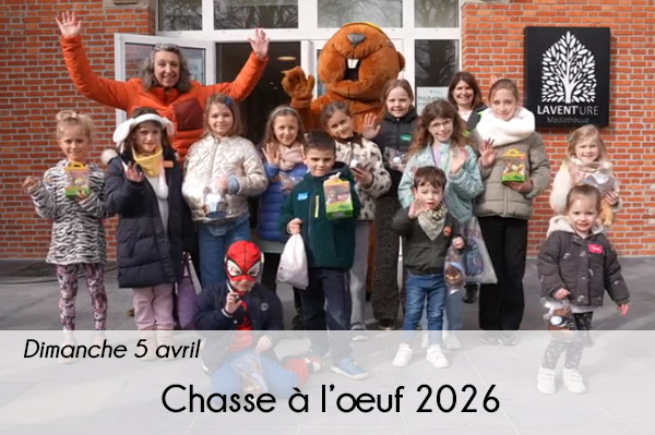 Chasse à l'œuf au Parc Cœur de Ville