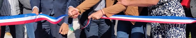 Inauguration de la piste cyclable rue des Monts